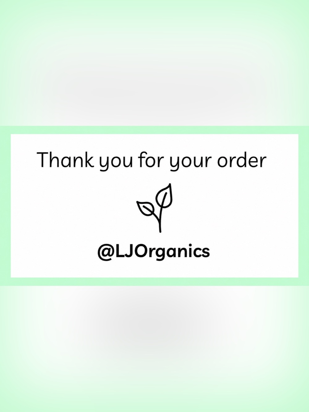 50 CUSTOM STICKERS - 2” x 1” - “THANK YOU FOR YOUR ORDER” - W/ YOUR CLOSET NAME